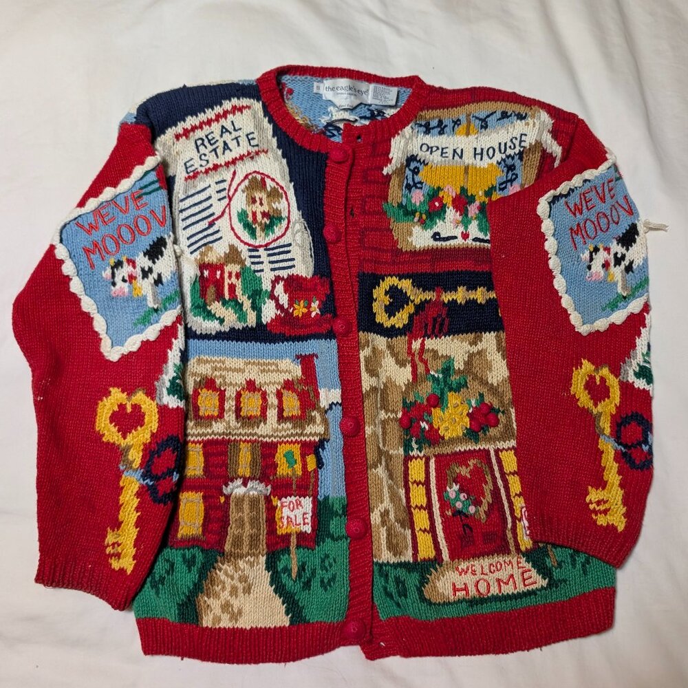 Vintage 1994 Eagles Eye Realtor Sweater